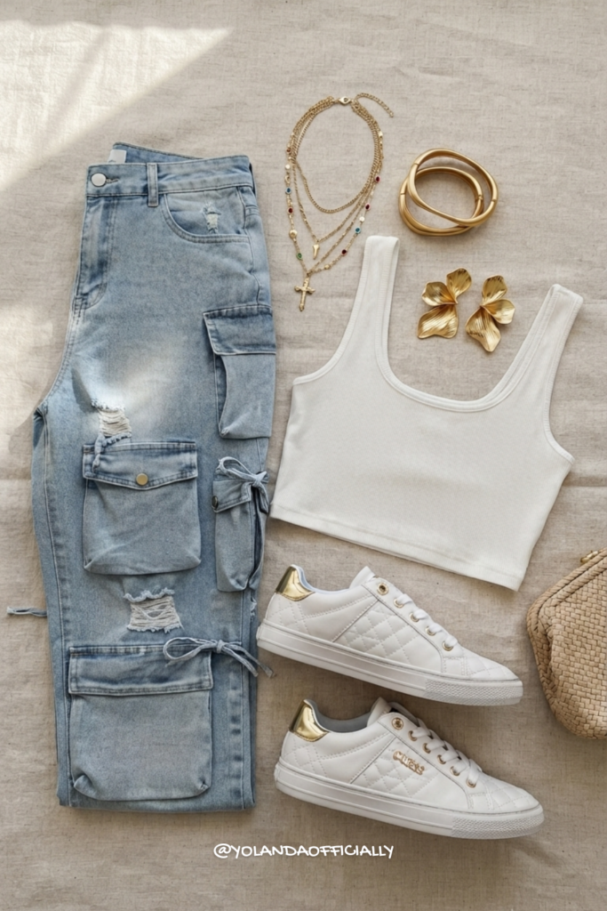 cargo jeans outfit