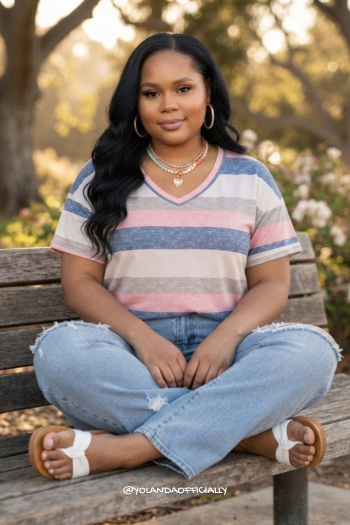 A No-Stress Casual Jean Outfit That Still Looks Cute casual jeans outfit
