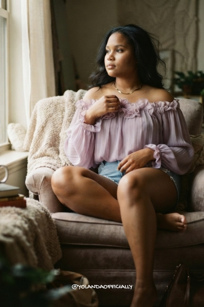Off-Shoulder Blouse Outfit